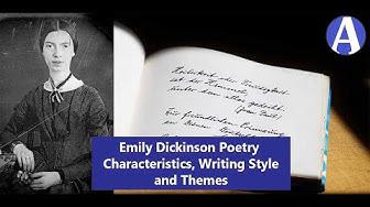 'Video thumbnail for Emily Dickinson Poetry Characteristics | Writing Style and Themes'
