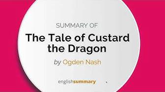 'Video thumbnail for The Tale of Custard the Dragon Class 10 Summary and Explanation in Hindi'