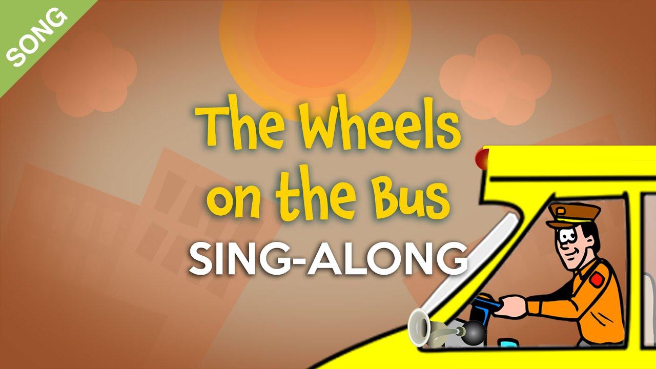 'Video thumbnail for The Wheels on the Bus [SONG] | Nursery Rhymes Sing-Along with Lyrics #nurseryrhymes'