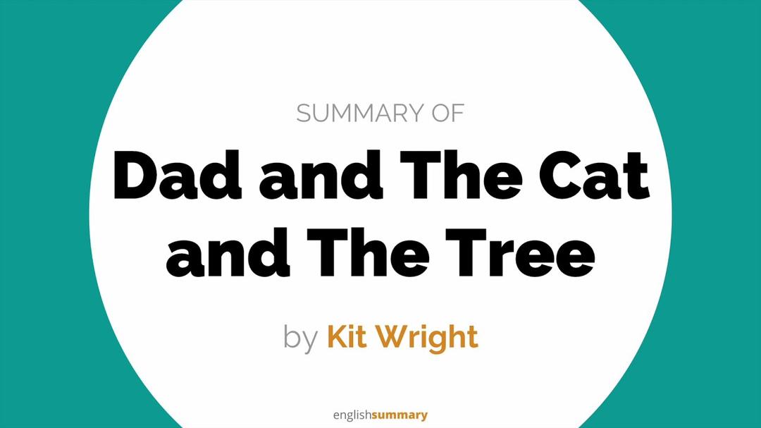 'Video thumbnail for Class 7th English Poem Dad and the Cat and the Tree Summary in Hindi'